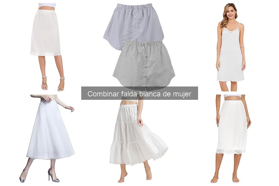 Estilos para Combinar Faldas Blancas según la Temporada