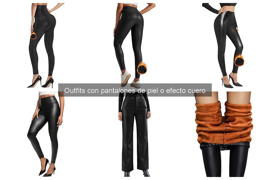 Estilos y Cortes de Pantalones de Piel para Lucir Perfecta