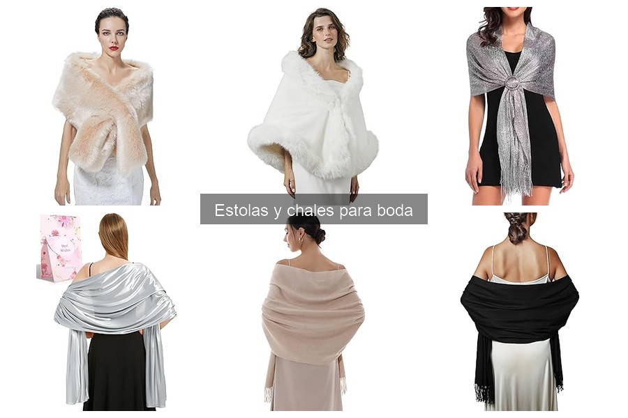 Estolas y chales para bodas: estilos elegantes y bohemios