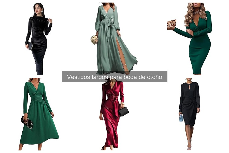 Experiencias con Vestidos Largos para Bodas de Otoño