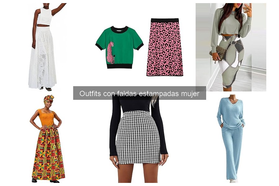 ** Faldas estampadas económicas para mujer: ¡estilo a buen precio!