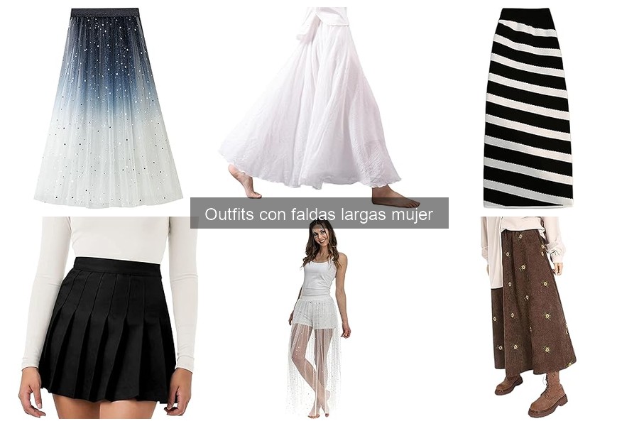 Faldas largas elegantes para eventos especiales y fiestas