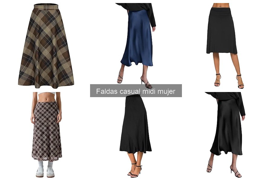 Faldas midi casual: Tejidos recomendados y sus ventajas