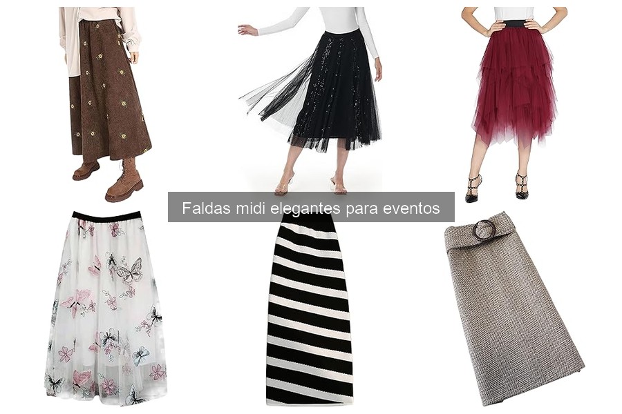 Faldas Midi Elegantes: Diseño y Ocasiones para Usarlas