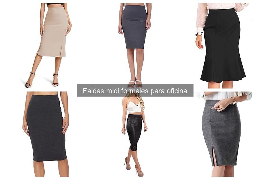 Faldas midi formales para cada tipo de cuerpo