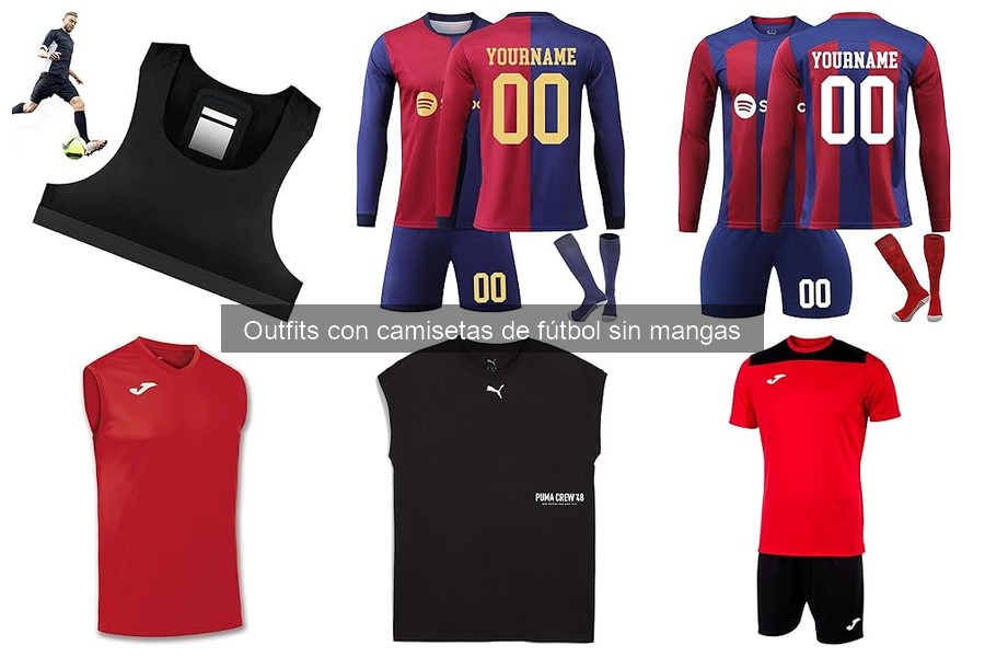 Glosario de términos de camisetas de fútbol sin mangas