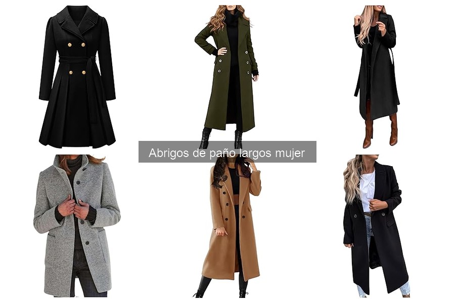 Guía de compra de abrigos de paño largos para mujer