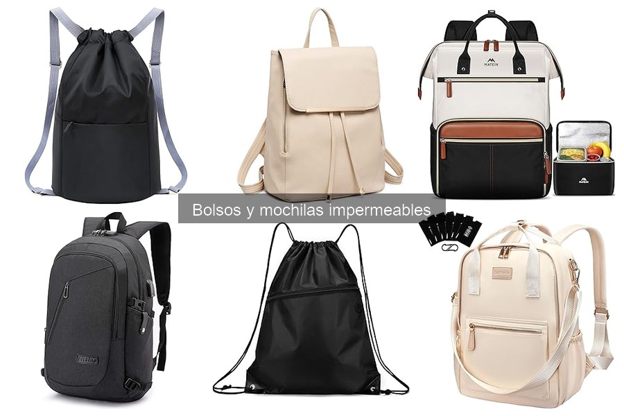 Guía de compra de bolsos y mochilas impermeables