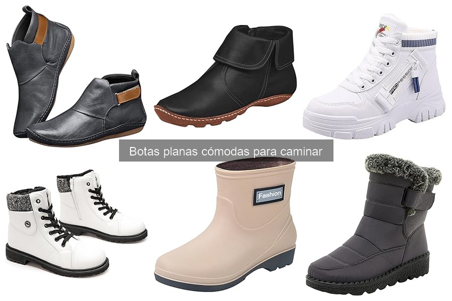 Guía de compra de botas planas cómodas para caminar