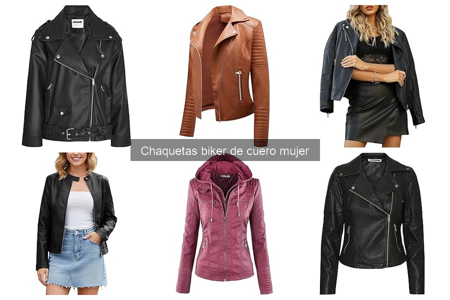 Guía de compra de chaquetas biker de cuero para mujer