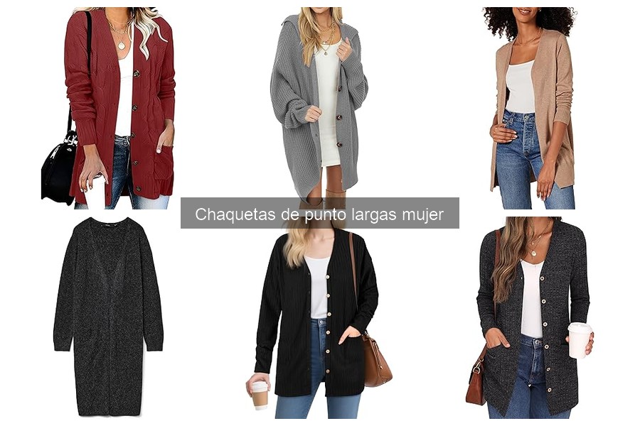 Guía de compra de chaquetas de punto largas para mujer