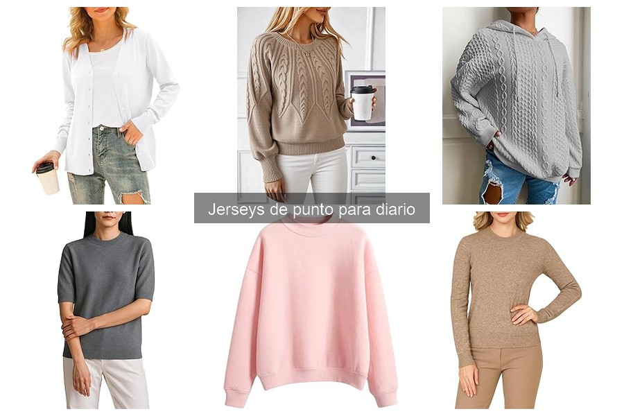 Guía de compra de jerseys de punto para diario