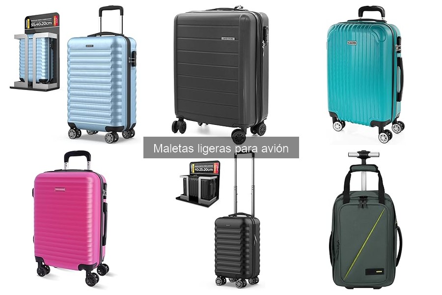 Guía de compra de maletas ligeras para avión