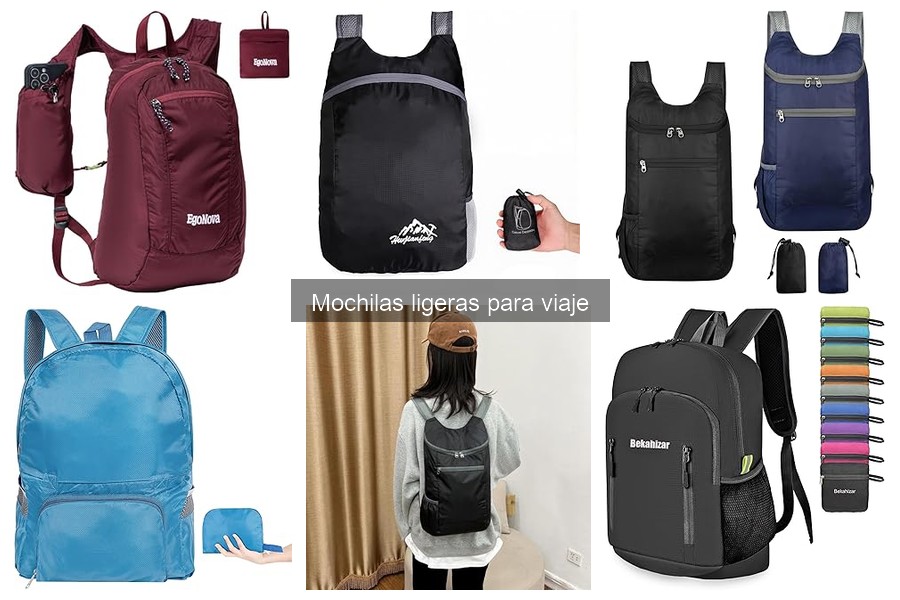 Guía de compra de mochilas ligeras para viaje