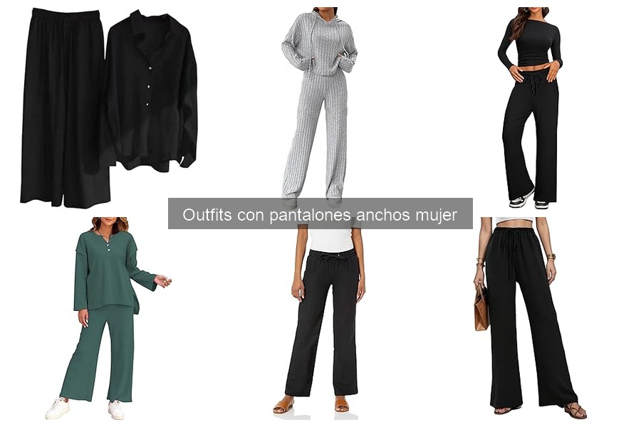 Guía de compra de pantalones anchos para mujer
