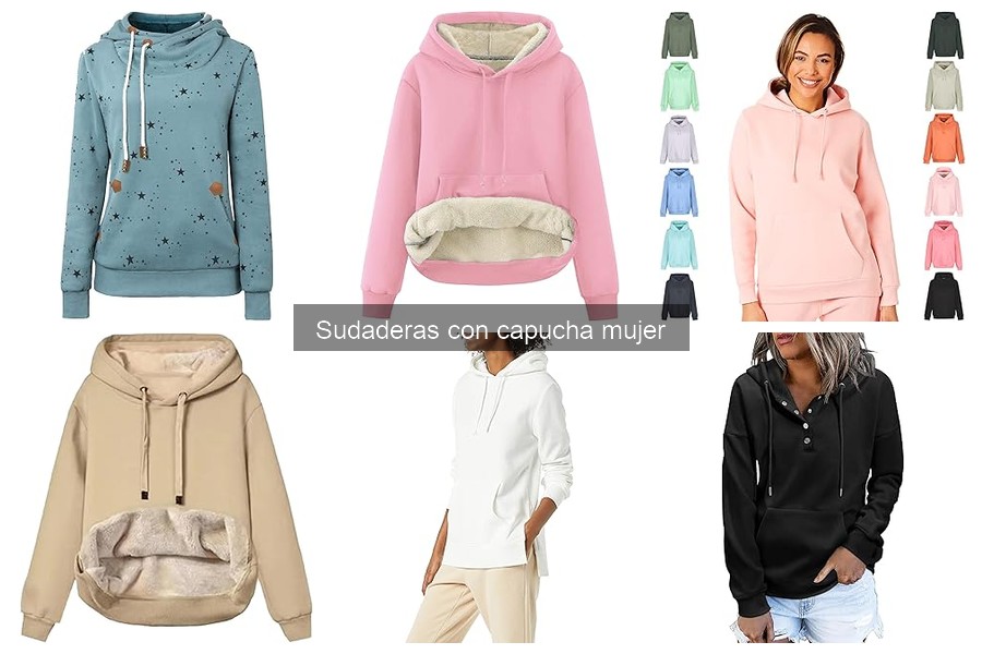 Guía de compra de sudaderas con capucha para mujer