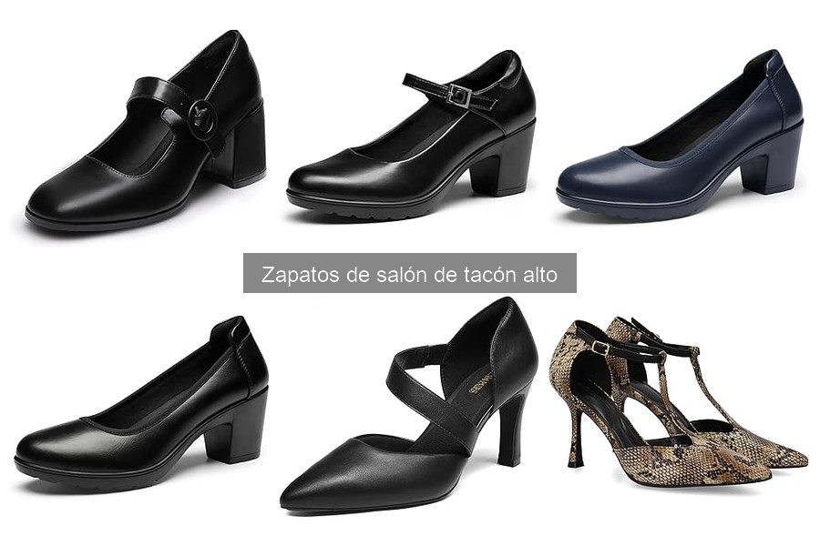 Guía de compra de zapatos de salón de tacón alto para mujeres