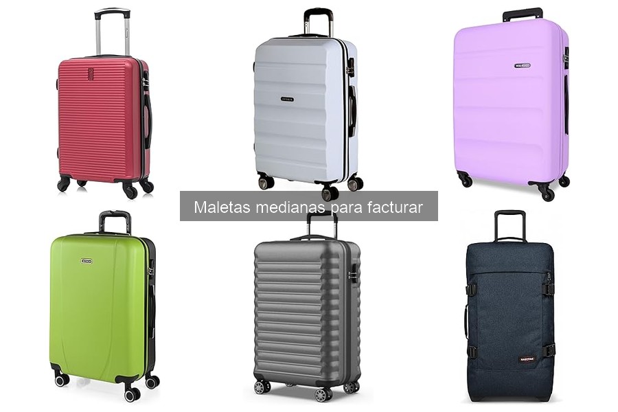 Guía de compra: Maletas medianas para facturar
