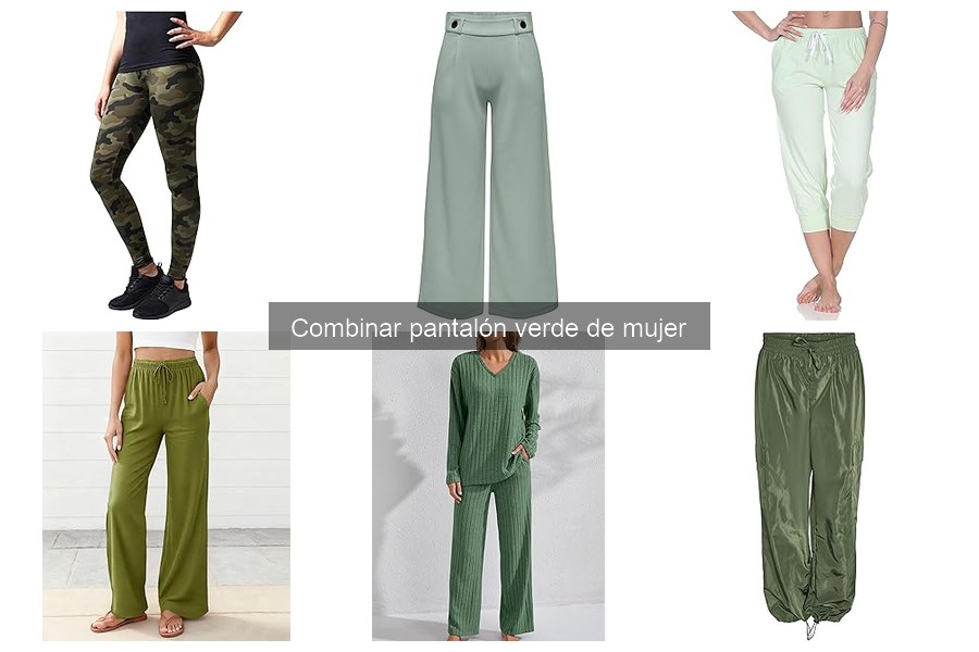 Guía de compra: Pantalones verdes de mujer cómodos