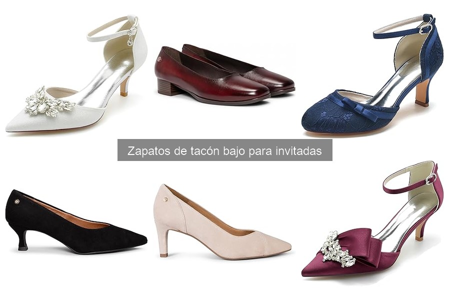 ** Guía de compra: Zapatos de tacón bajo para invitadas