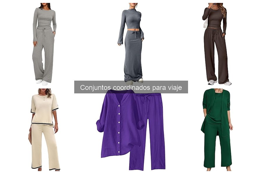 Guía de Conjuntos Coordinados para Viajar: Comodidad y Estilo