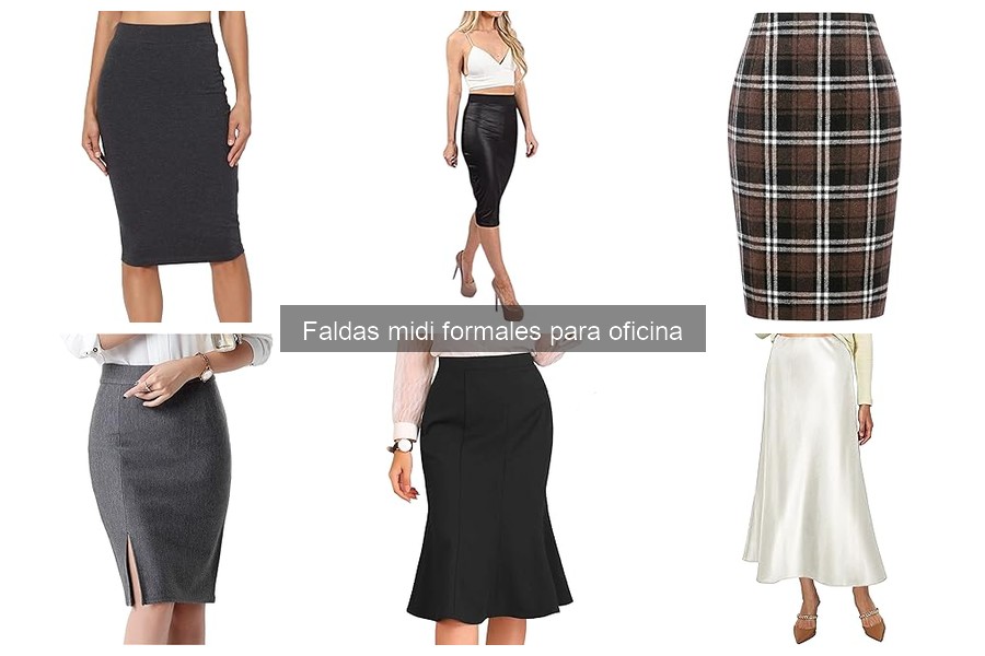 Guía de faldas midi formales para oficina: Estilo y características