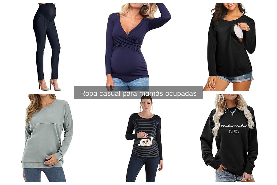 Guía de tallas para ropa casual femenina para mamás ocupadas