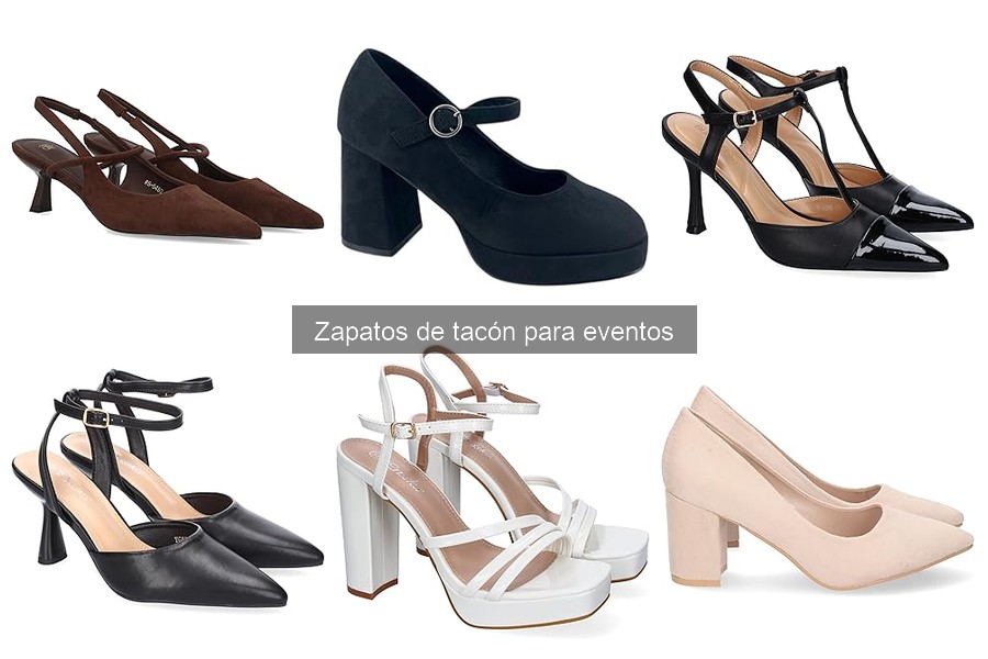 Guía de zapatos de tacón para eventos: estilos y usos