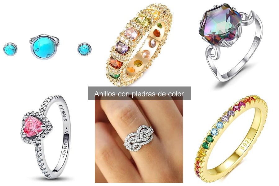 Guía para Combinar Anillos con Piedras de Color en Atuendos