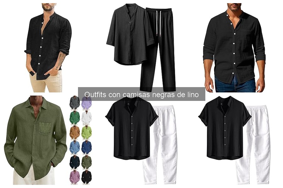 Guía para Comprar Camisas Negras de Lino: Consejos Clave