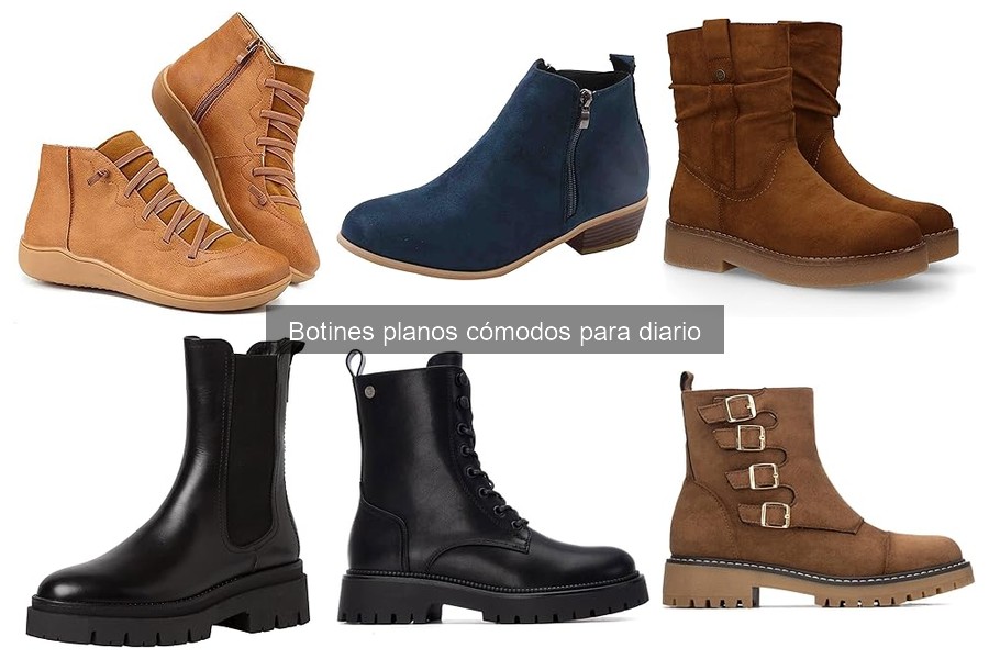 Guía para elegir botines planos cómodos para diario