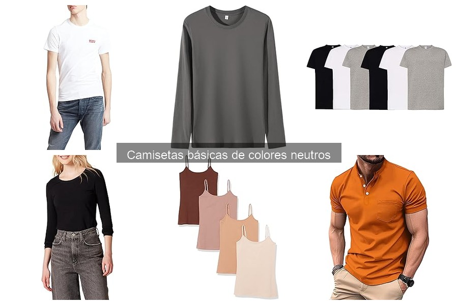 Guía para elegir la talla de camisetas básicas neutras