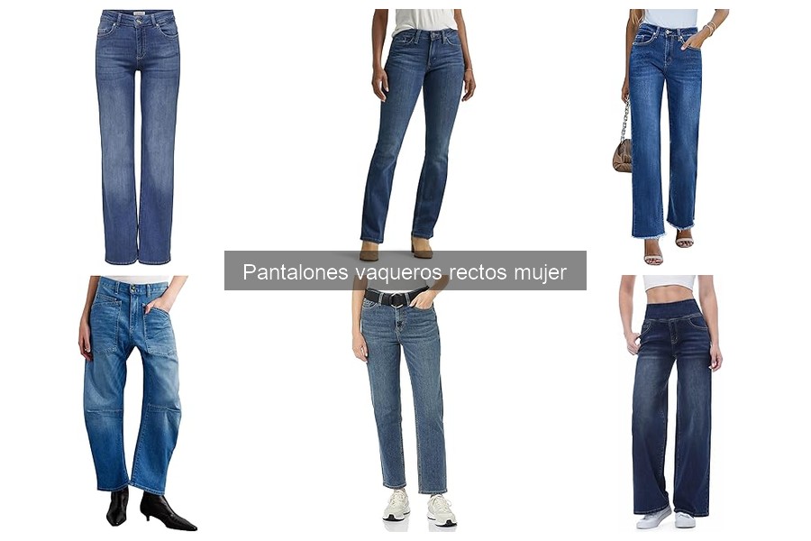 Guía para elegir pantalones vaqueros rectos mujer según ocasión