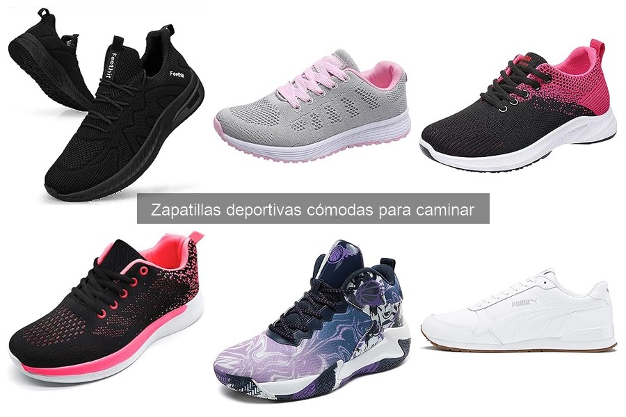 Guía para elegir zapatillas deportivas cómodas para caminar