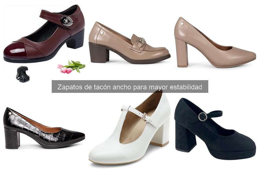 Guía para elegir zapatos de tacón ancho adecuados