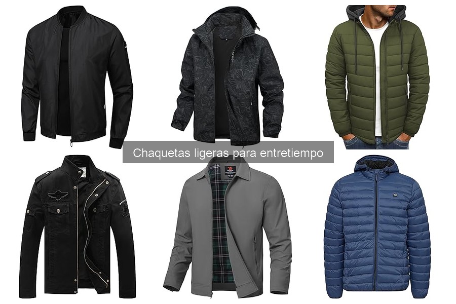Guía sobre chaquetas ligeras para entretiempo