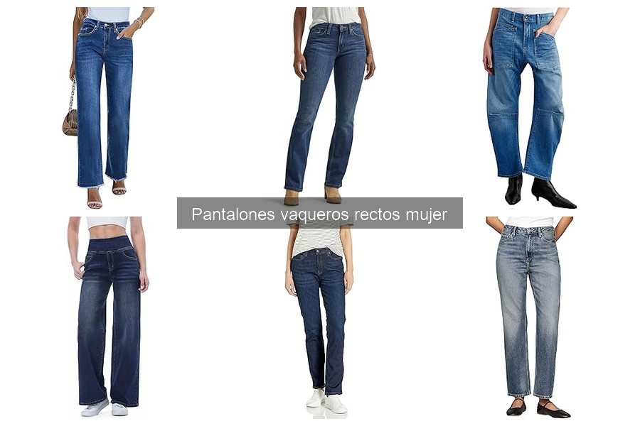 Historias de éxito con pantalones vaqueros rectos para mujer