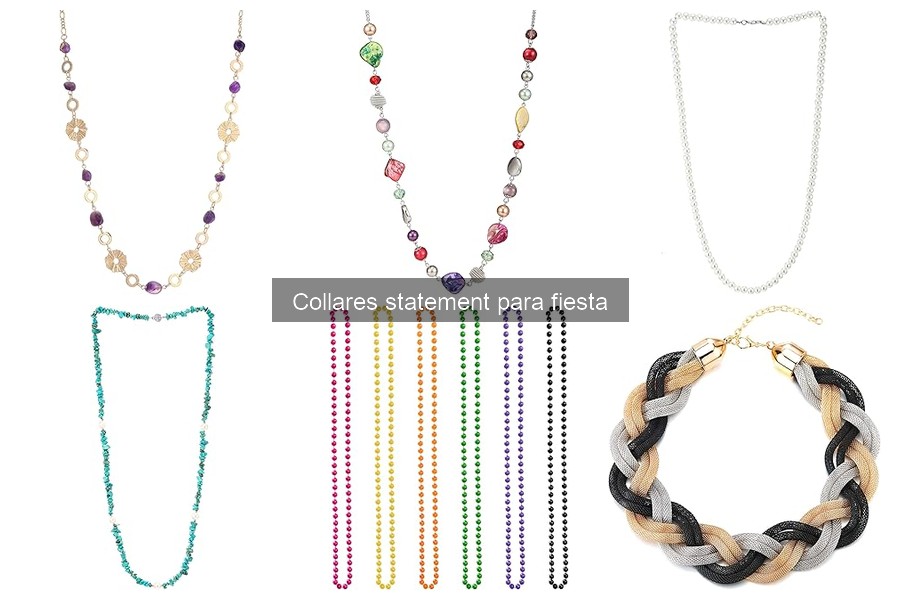Ideas para Combinar Collares Statement en Fiestas