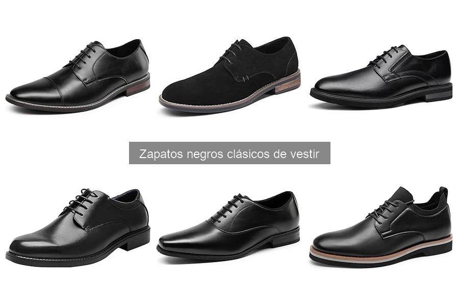 Imprescindibles: Zapatos Negros Clásicos de Vestir para Ella