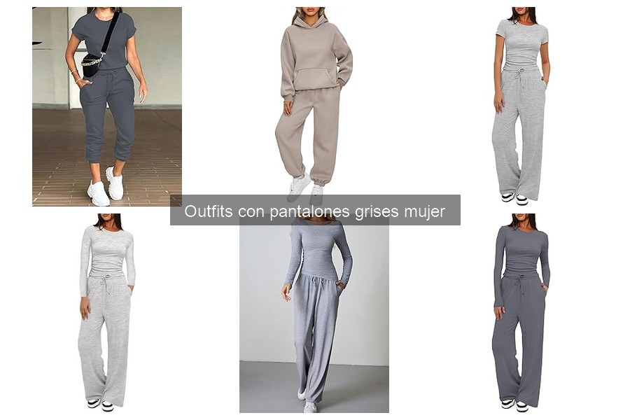 Inspírate con los mejores outfits con pantalones grises de influencers