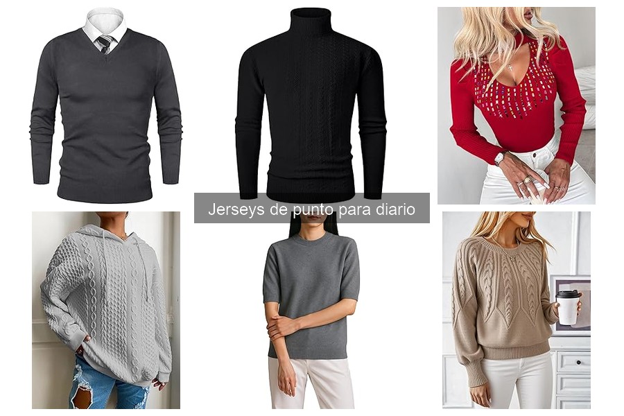 ** Jerseys de punto: moda sostenible para tu armario diario
