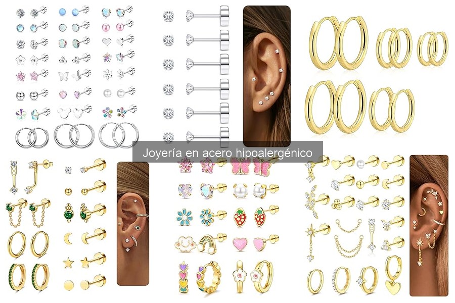 Joyas en acero hipoalergénico para ocasiones especiales