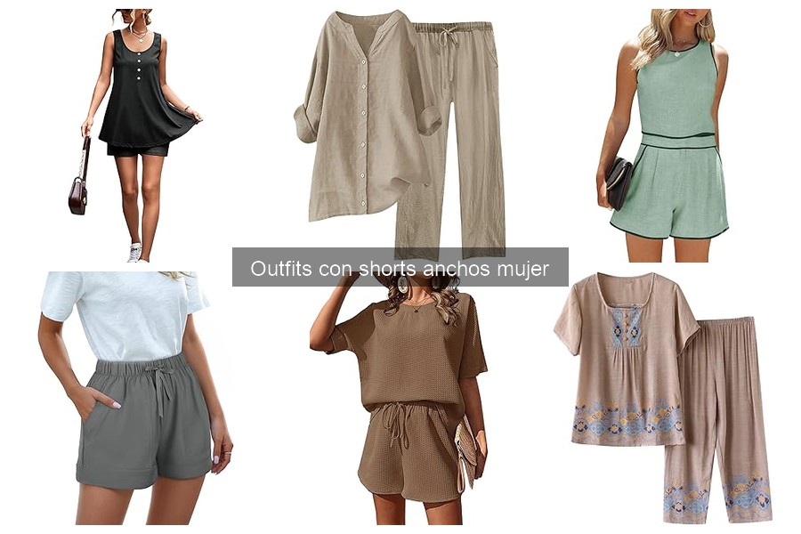 Looks de Celebridades con Shorts Anchos para Mujer
