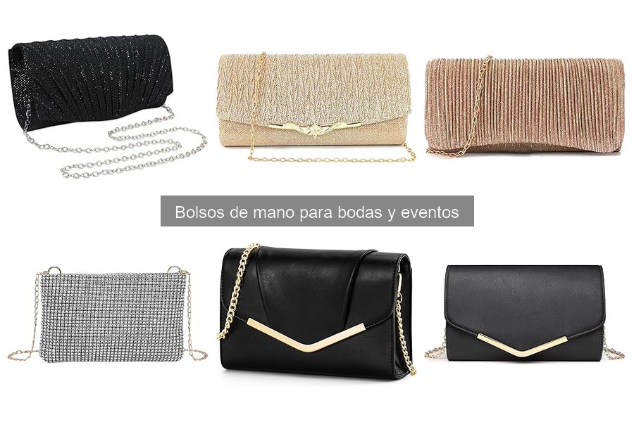 Los bolsos de mano más cómodos para eventos y bodas