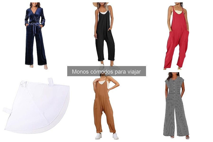 Los mejores materiales para monos cómodos de viaje