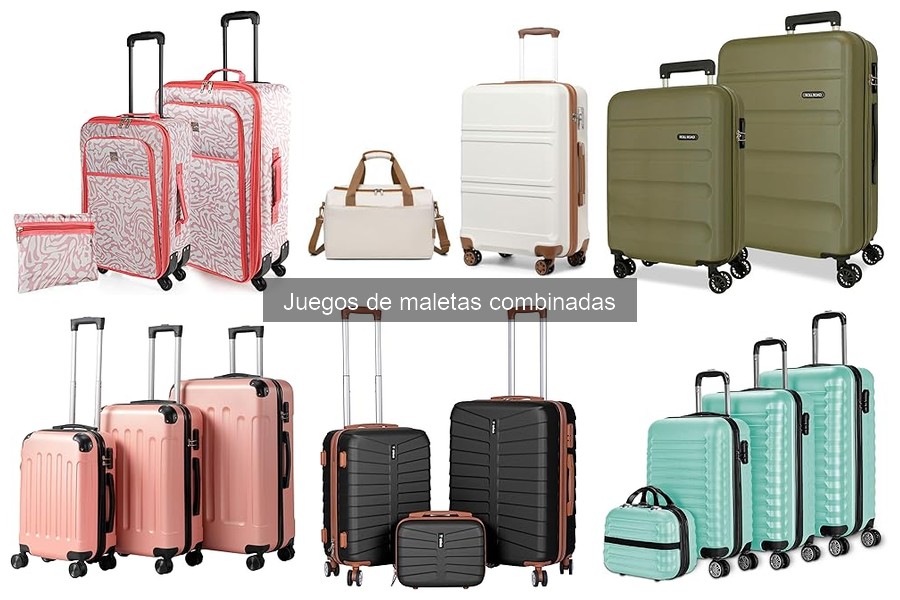 Mejora la funcionalidad de tus juegos de maletas combinadas