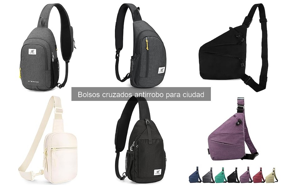 Mejoras en diseño de bolsos cruzados antirrobo recientes