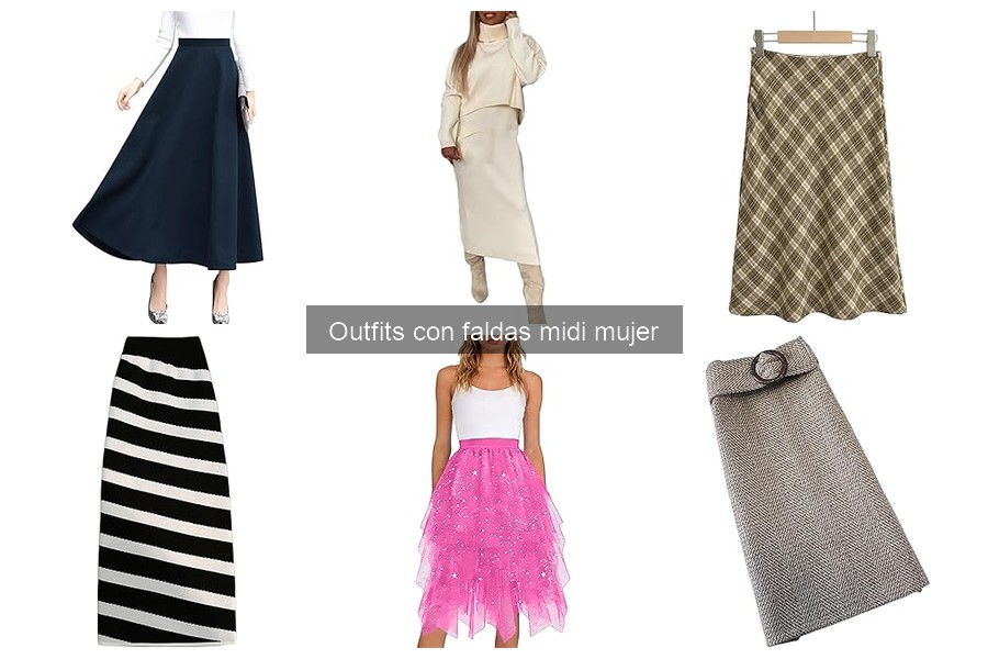 Mejores accesorios para combinar con faldas midi mujer