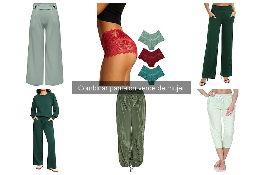 Mejores accesorios para combinar con pantalón verde de mujer