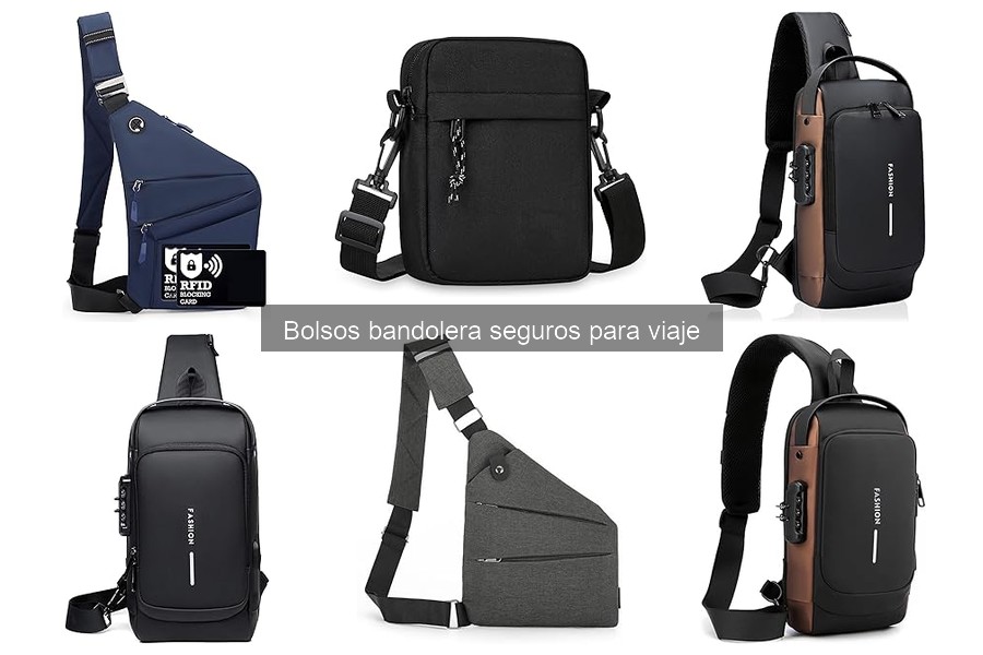Mejores bolsos bandolera seguros para viajeros